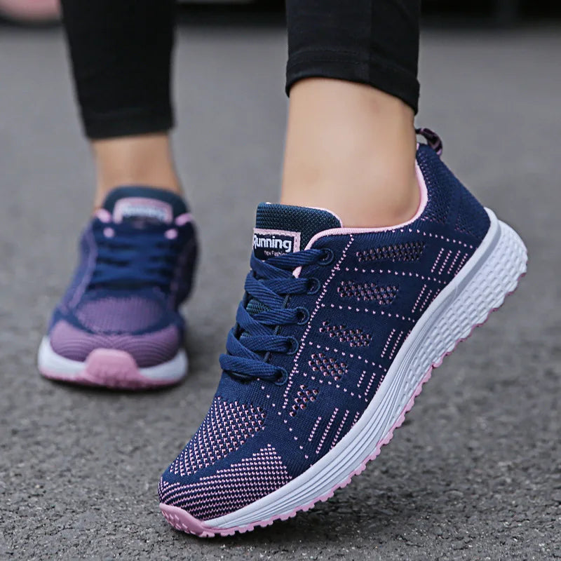 Women Casual Shoes Breathable Walking Flat Shoes Sneakers