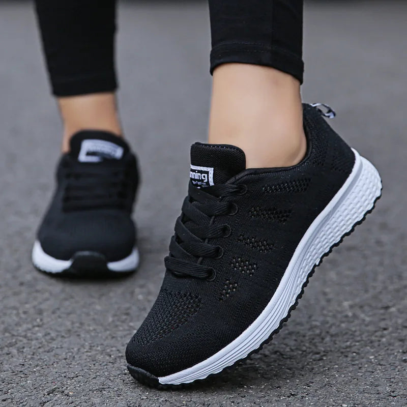 Women Casual Shoes Breathable Walking Flat Shoes Sneakers