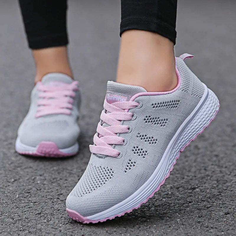 Women Casual Shoes Breathable Walking Flat Shoes Sneakers