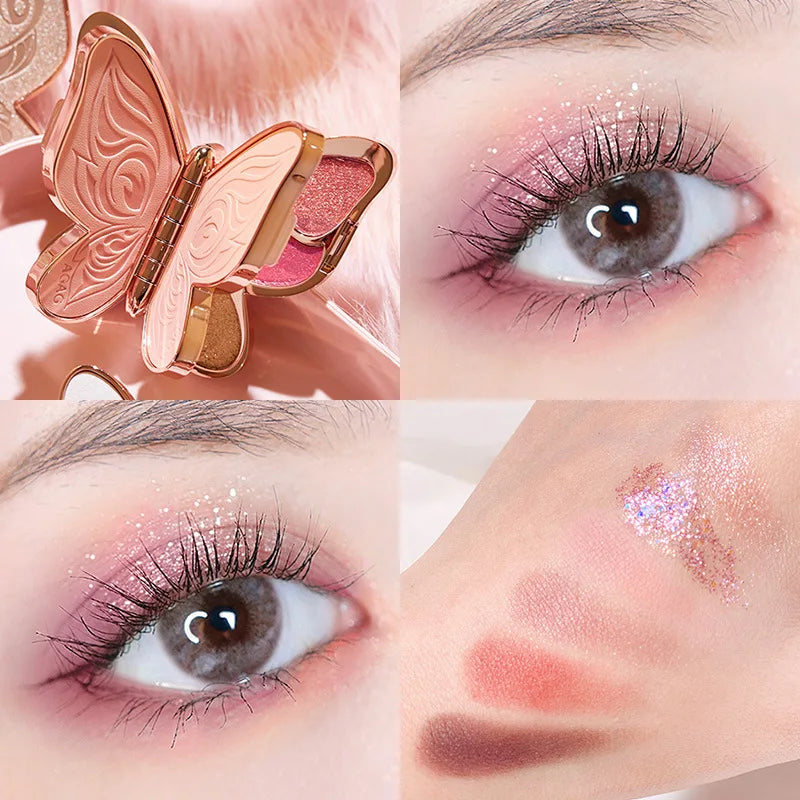 6 colors Eyeshadow palette butterfly