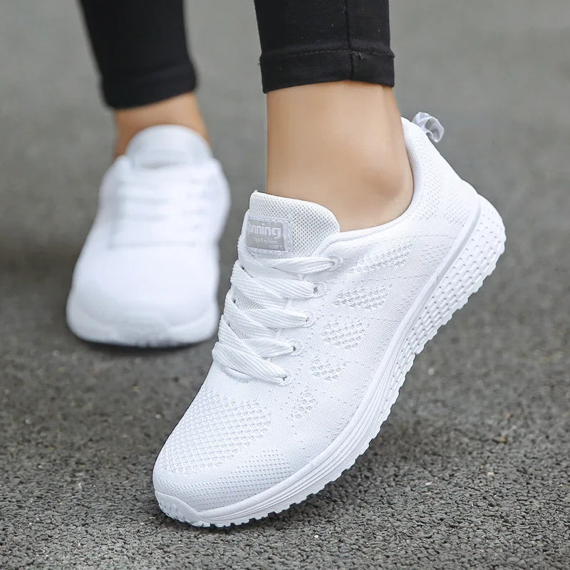 Women Casual Shoes Breathable Walking Flat Shoes Sneakers