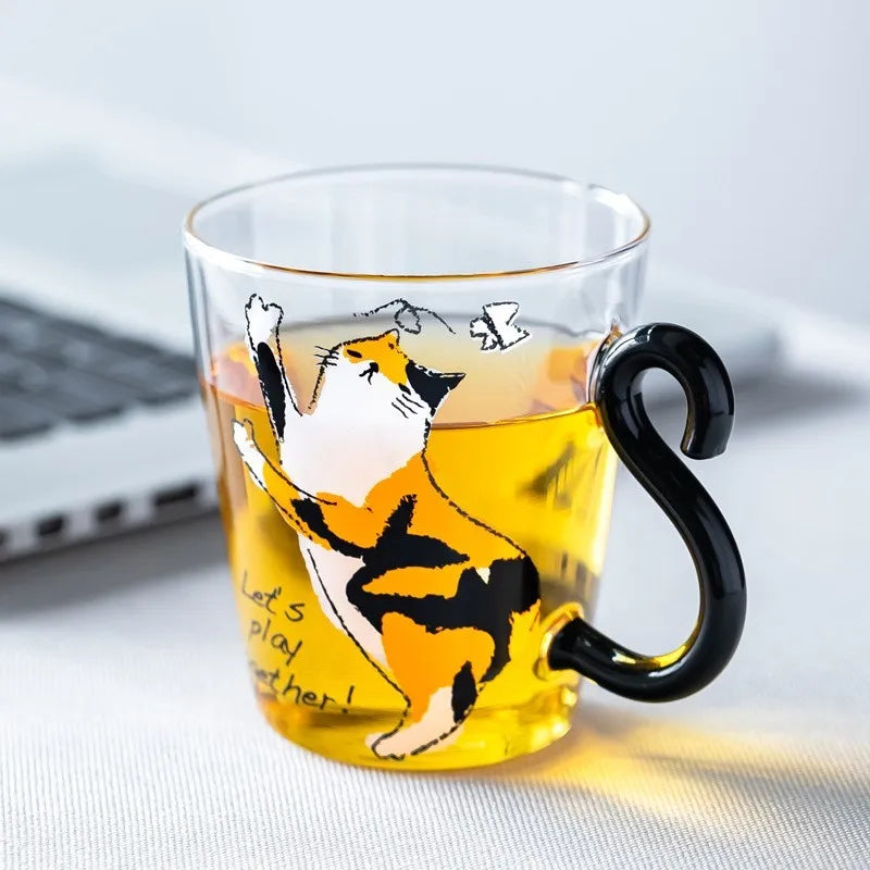 Cat Glass Mug