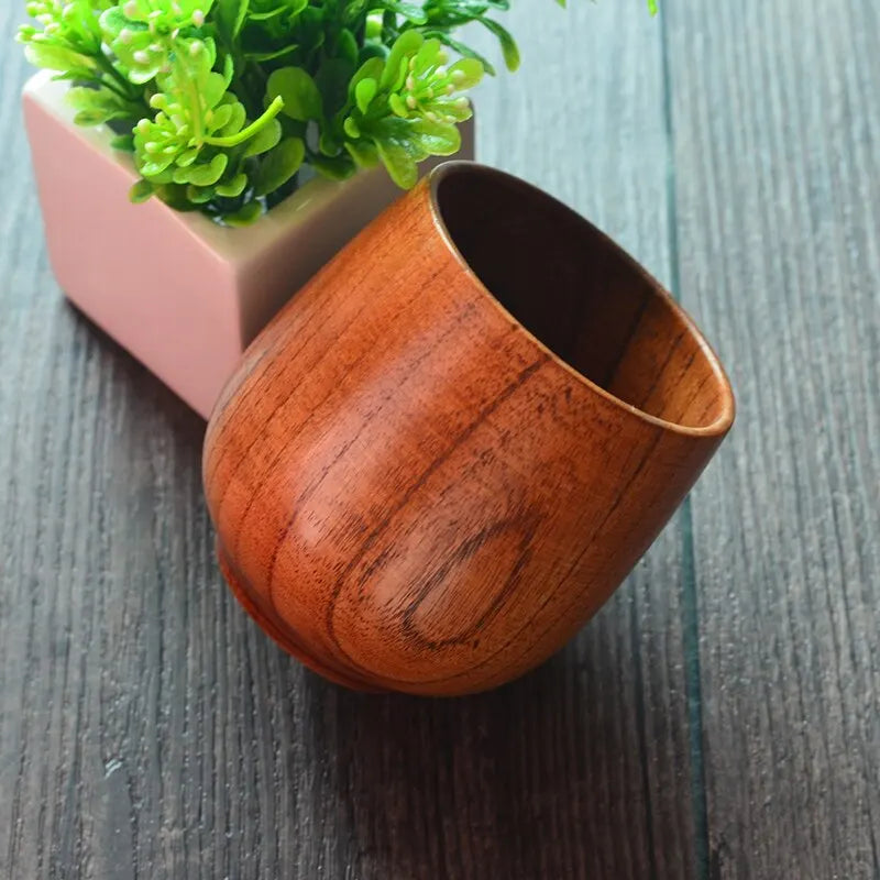 100Ml Wooden Cup Handcarved