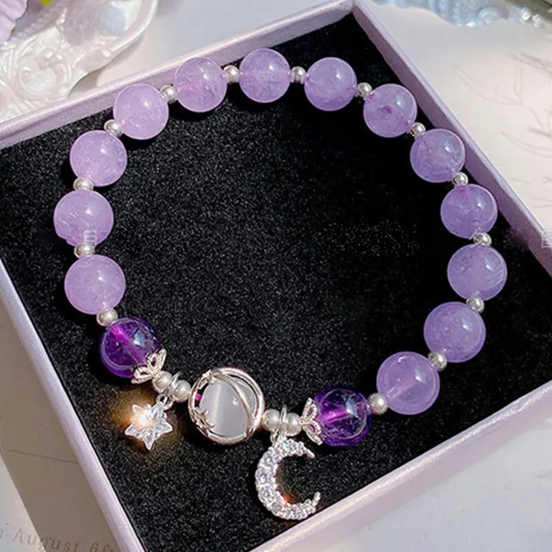 Stone Bracelet Shiny Crystal