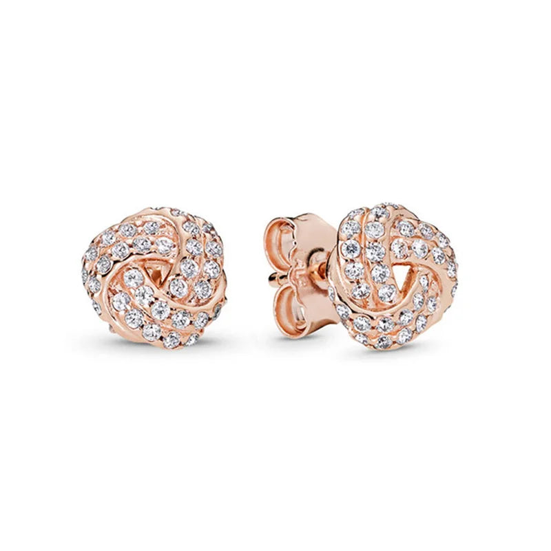 Rose Gold Stud Earrings