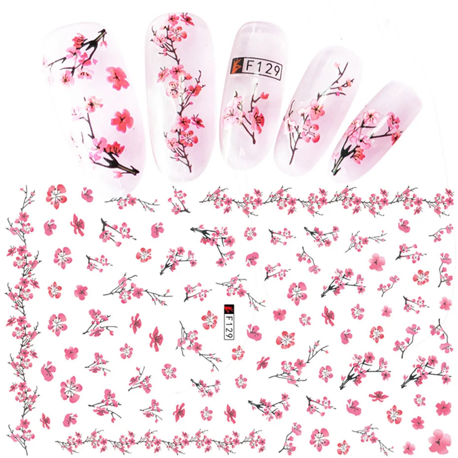 10 PCs Nail Sticker Set