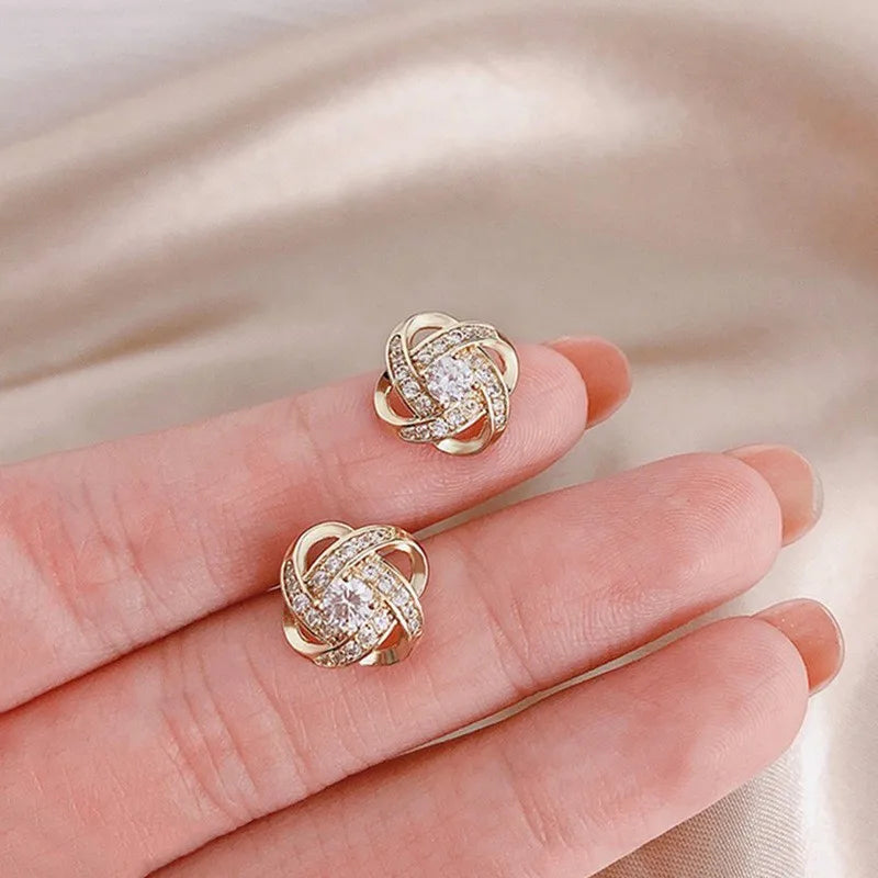 Zircon Stud Earrings