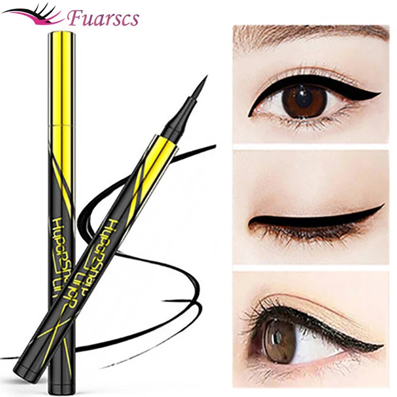 Black Liquid Eyeliner Waterproof Long Lasting Eye Liner Pencil Quick Drying