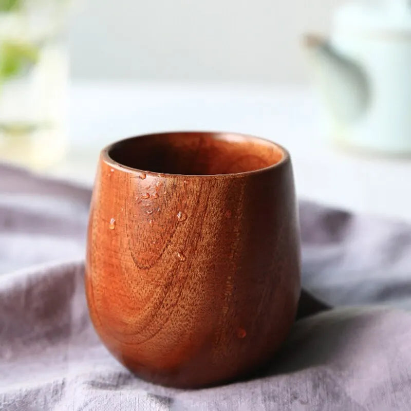 100Ml Wooden Cup Handcarved