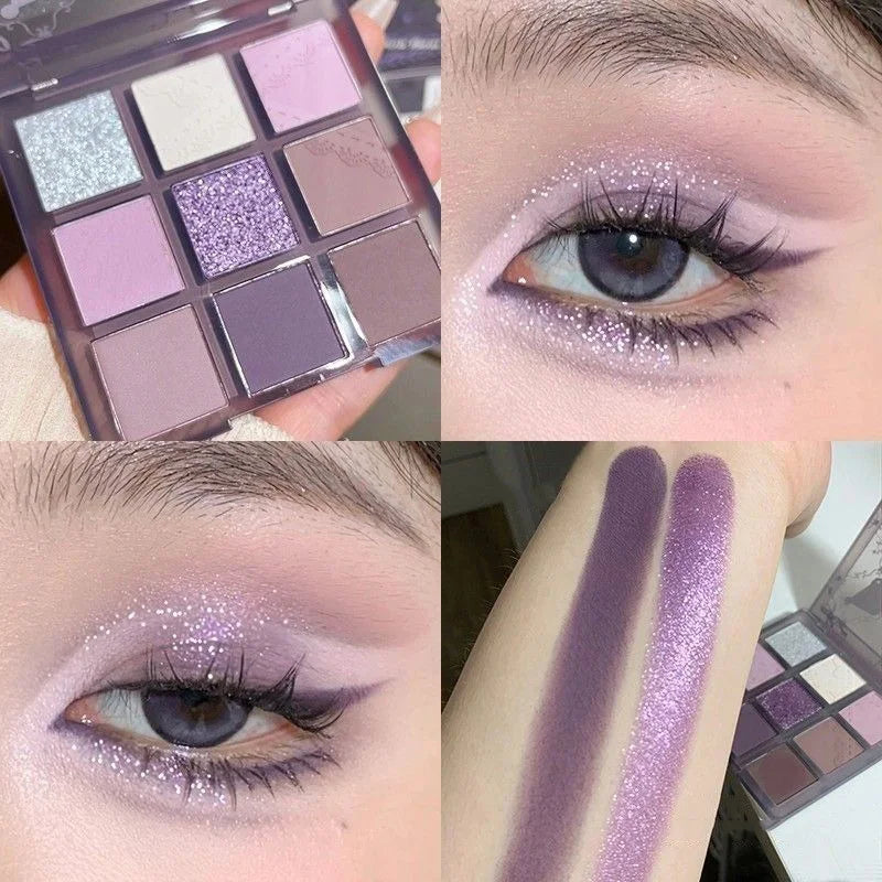 Aurora Purple 9 Colors Eyeshadow Palette