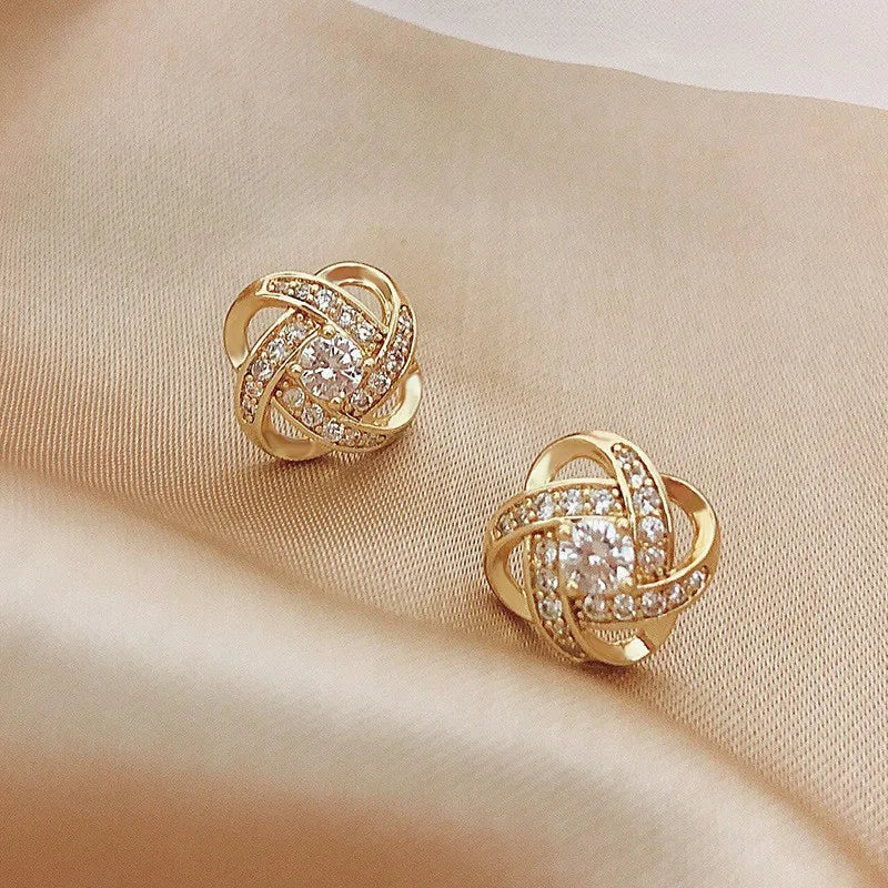 Zircon Stud Earrings