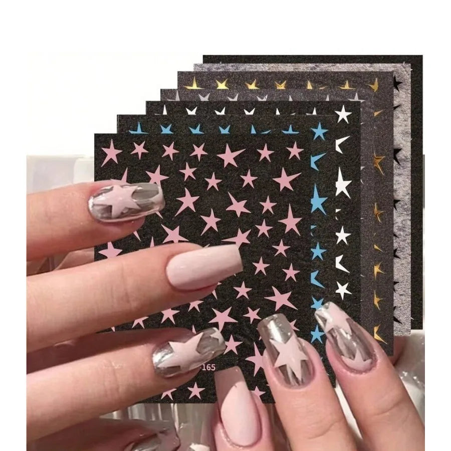 1/4 PCS 3D Starburst  Nails