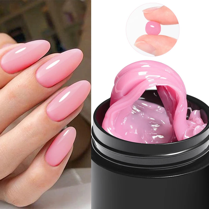 7ML Non Stick Solid Extension Nail Gel Polish