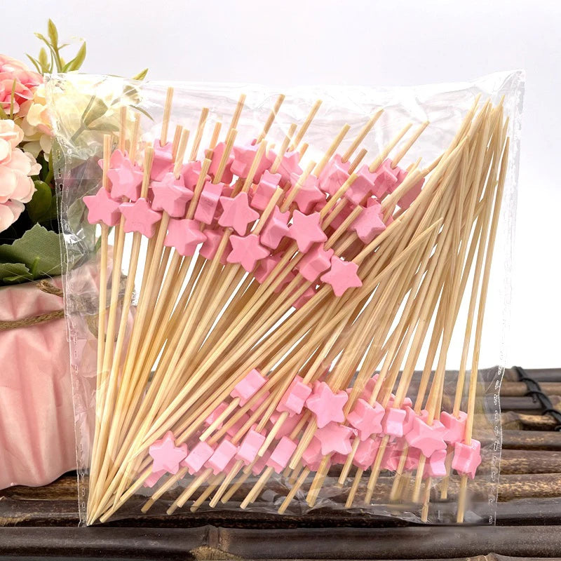 100Pcs Bamboo Party Skewer