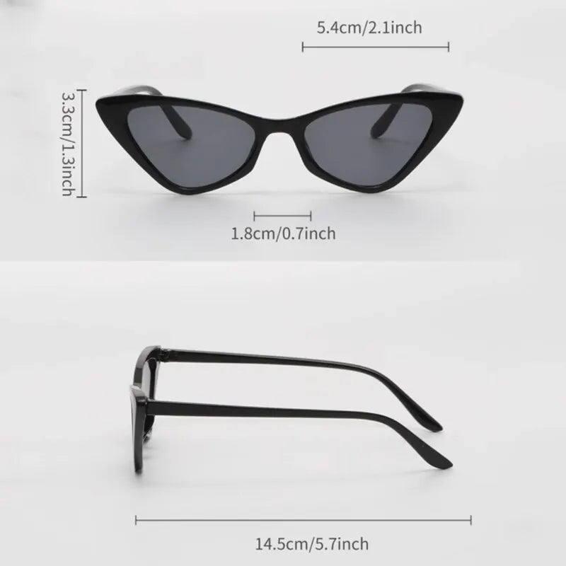 3 Pair Cat Eye Sunglasses For Women