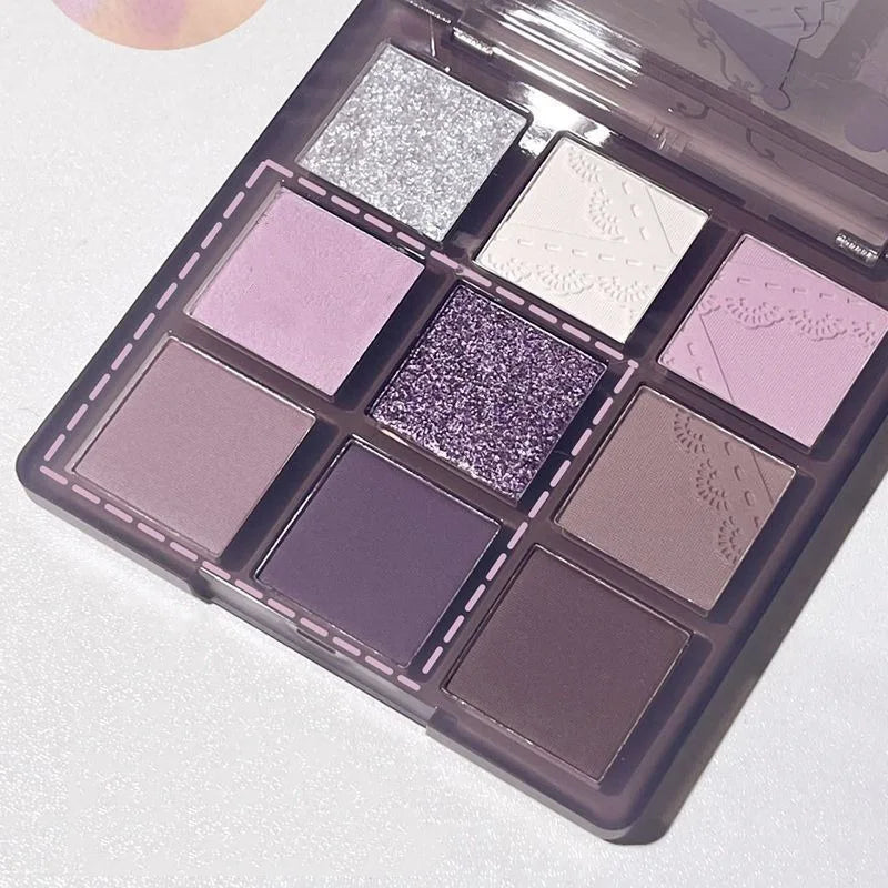 Aurora Purple 9 Colors Eyeshadow Palette