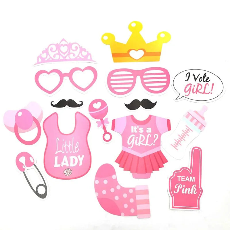 30 Pcs Boy or Girl Baby Photo Booth