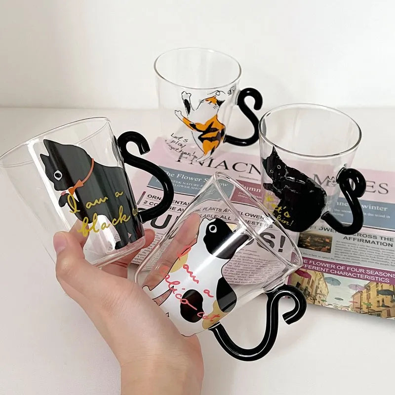 Cat Glass Mug