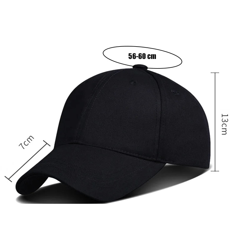 Classic Unisex Plain Baseball Cap