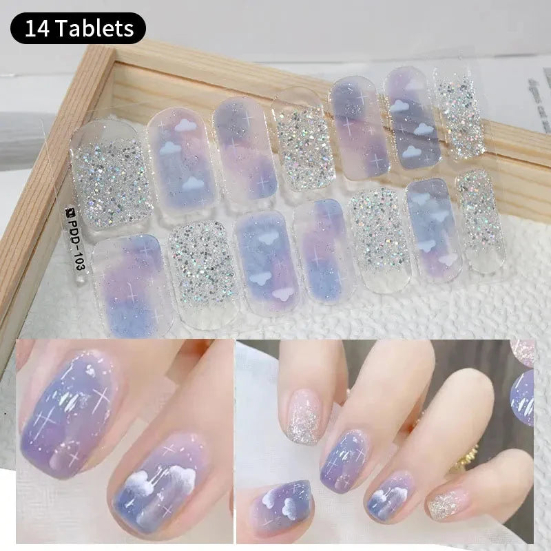 Baking-free Nail Stickers