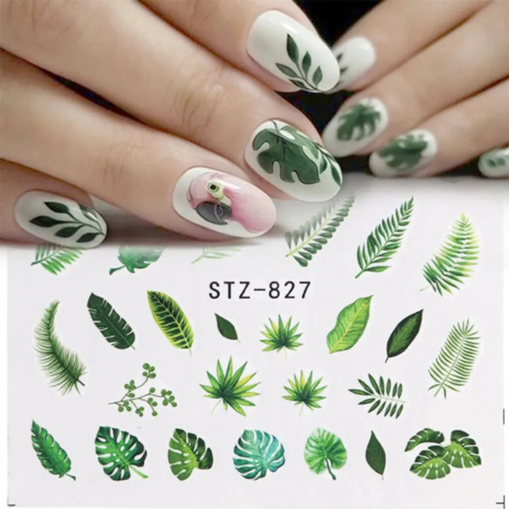 1Pc Spring 3D Nail Sticker