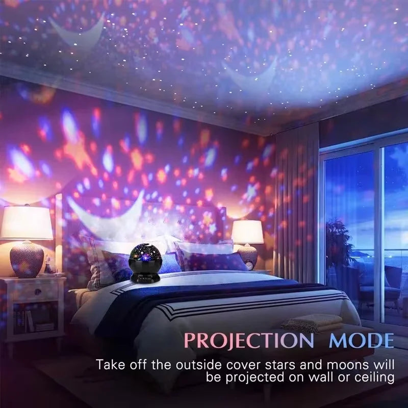 LED Night Light Sky Projection