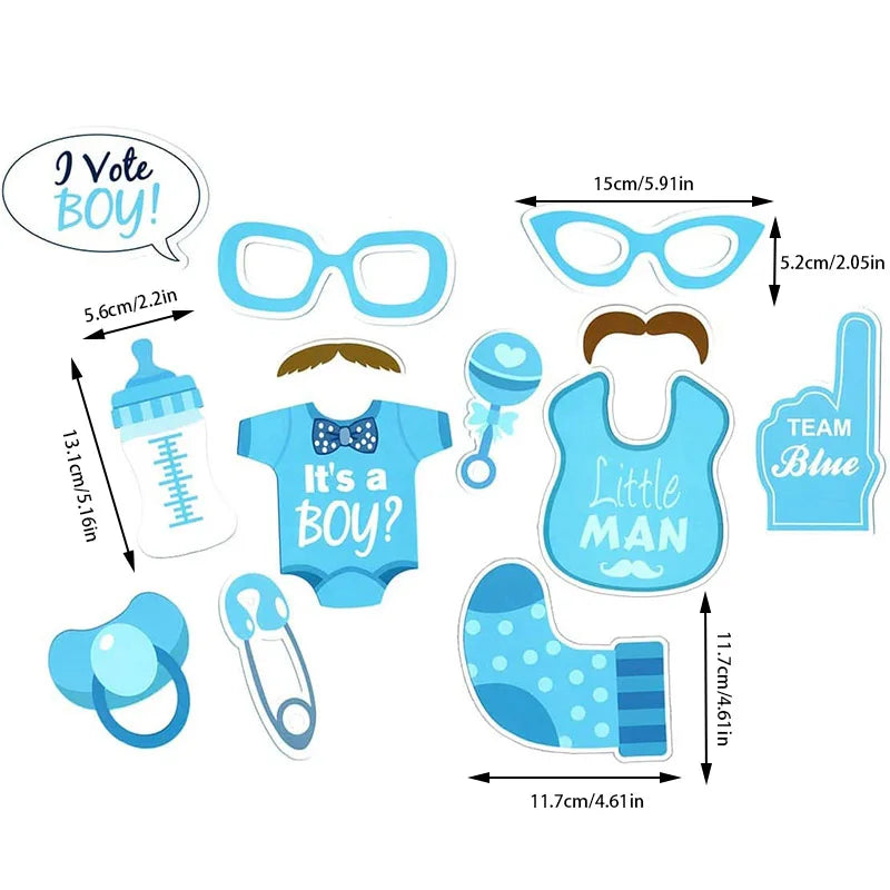 30 Pcs Boy or Girl Baby Photo Booth