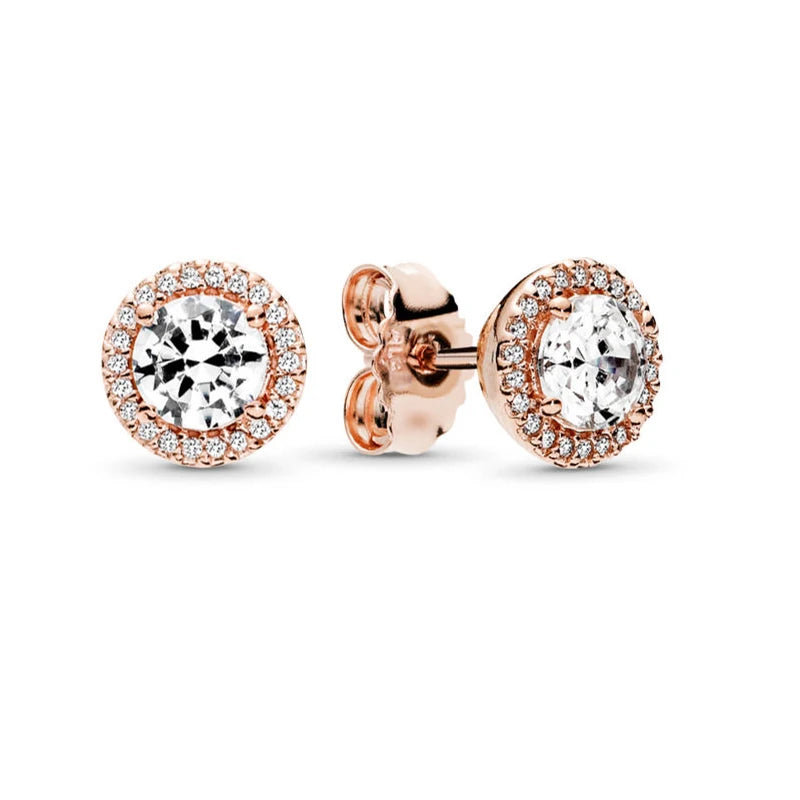 Rose Gold Stud Earrings