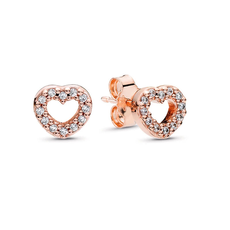 Rose Gold Stud Earrings