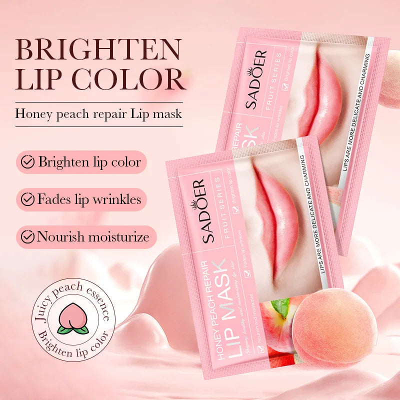 50pcs SADOER Fruits Moisturizing Lip Mask