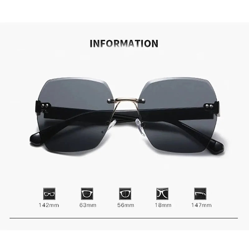 Glasses Female Fashionable Sunglasses Round Face Anti-uv