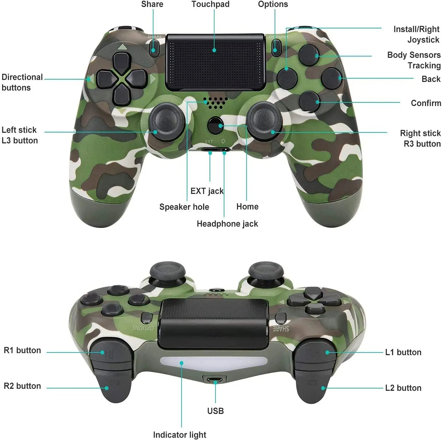 Wireless Controller For SONY PS4