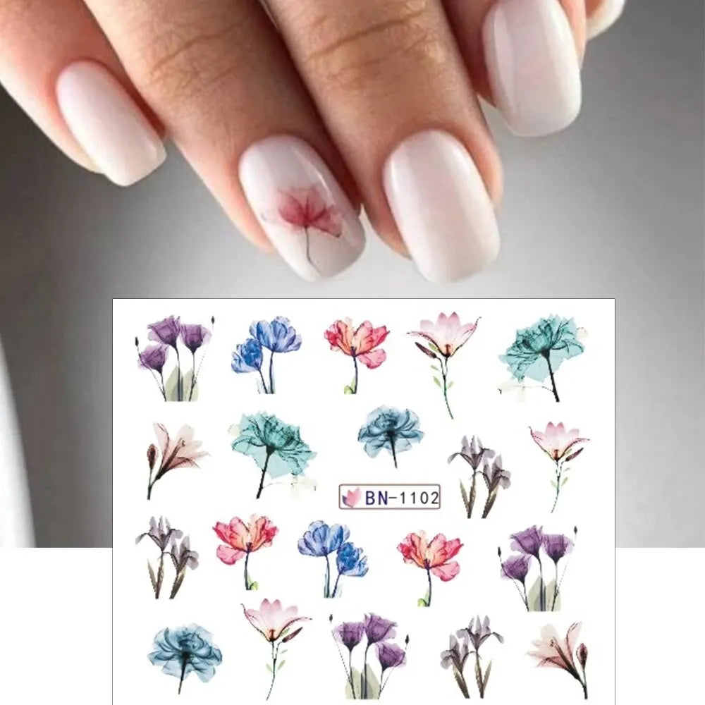 1Pc Spring 3D Nail Sticker