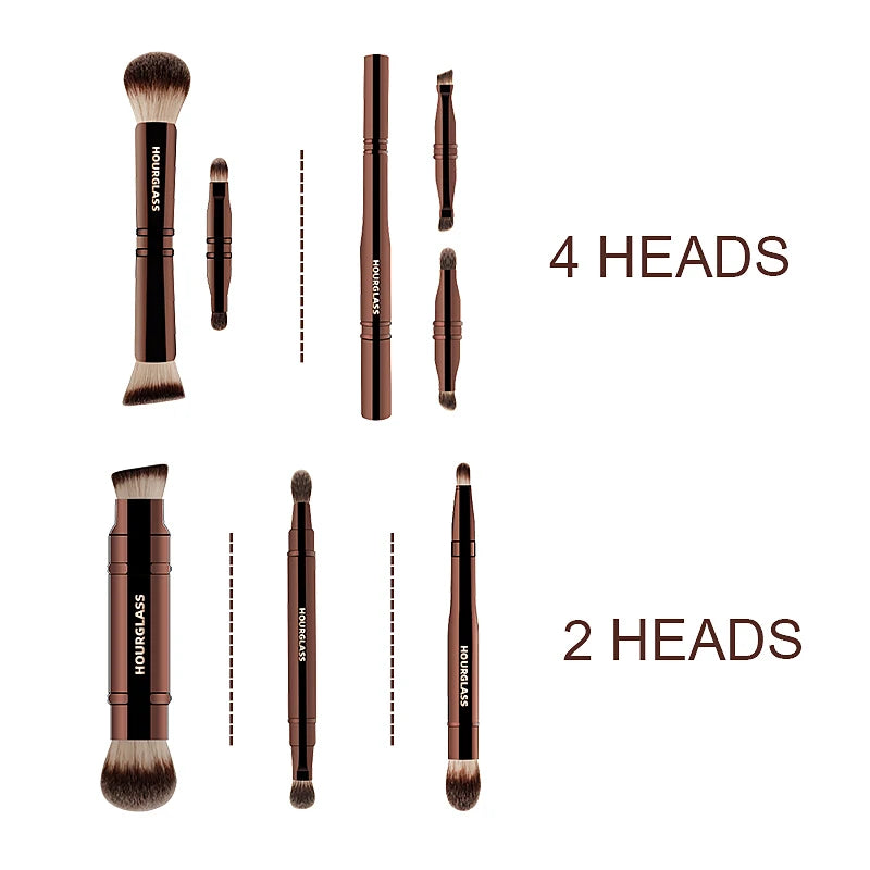 Hourglass multi-function makeup brush