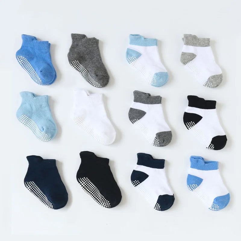 6Pairs Baby's Non-slip Floor Socks