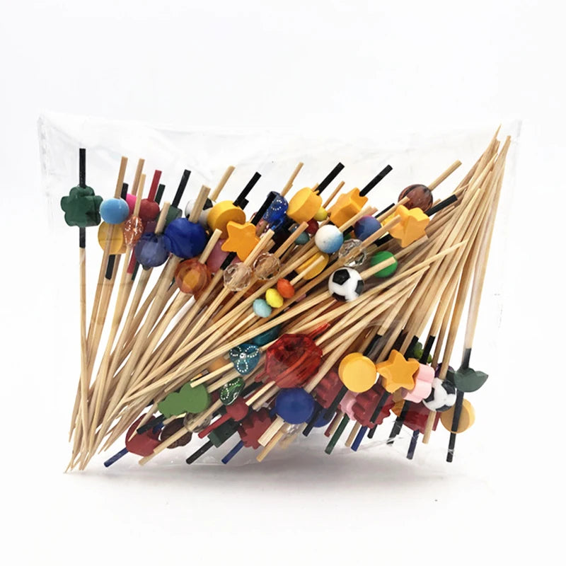 100Pcs Bamboo Party Skewer