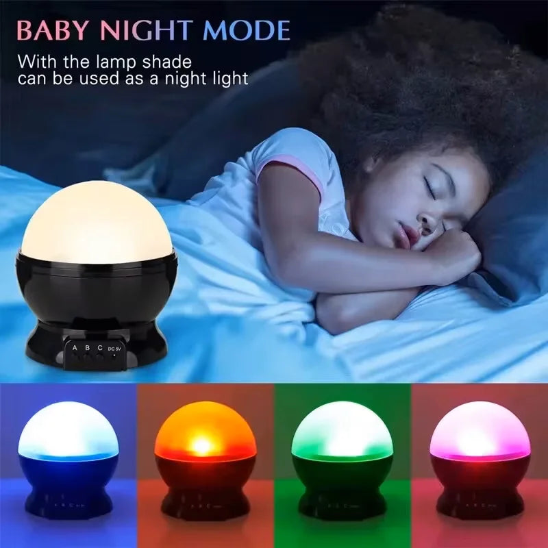 LED Night Light Sky Projection