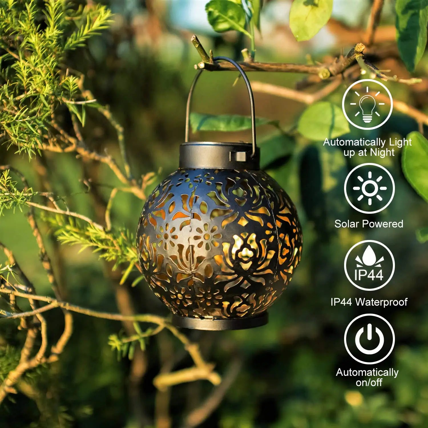 Garden Solar Light Hanging Lantern