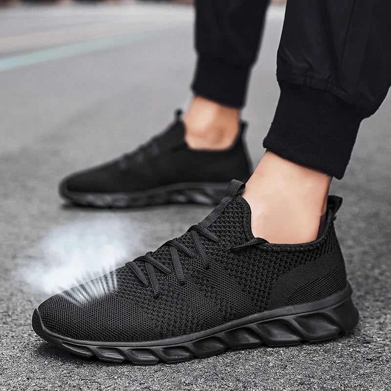 Light Man Running Shoes Comfortable Breathable Sneaker.