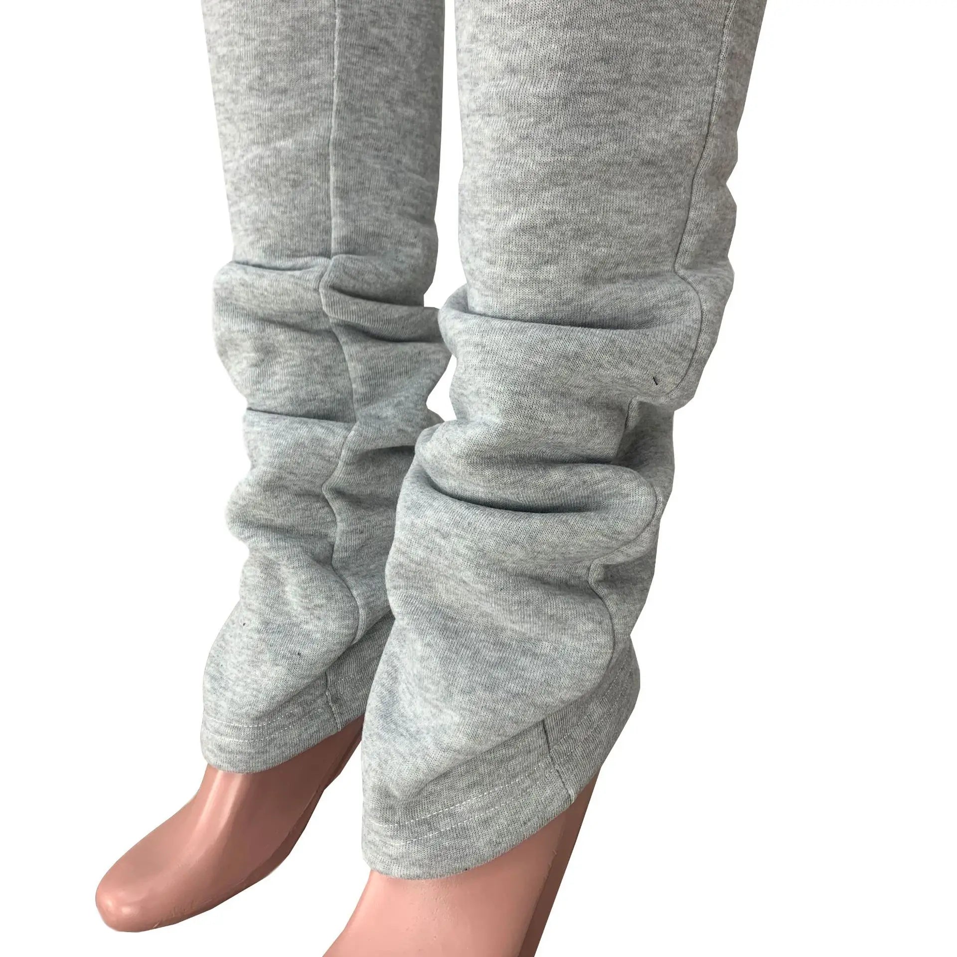 Stacked Sweat Pants Fall Winter Womens.