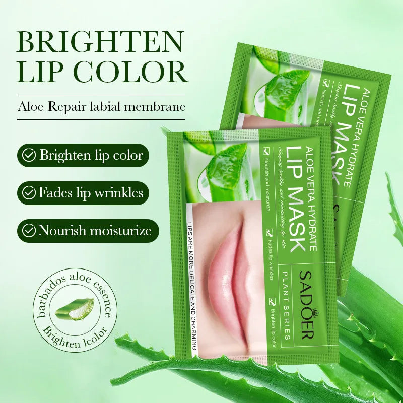 50pcs SADOER Fruits Moisturizing Lip Mask