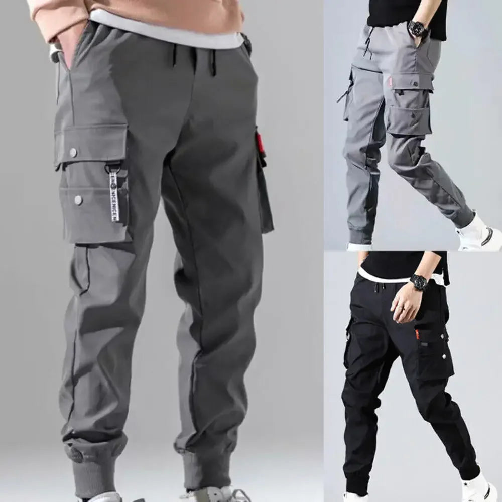 Men Cargo Tactical Pants Work Combat Multi-pockets.