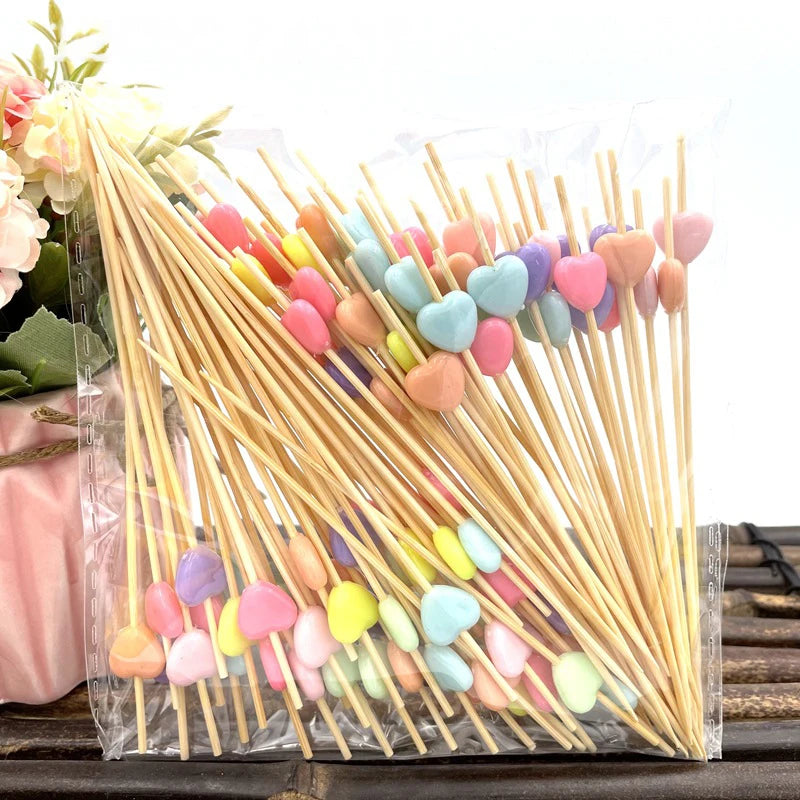 100Pcs Bamboo Party Skewer