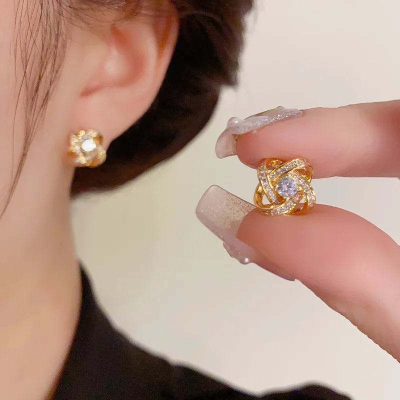 Zircon Stud Earrings