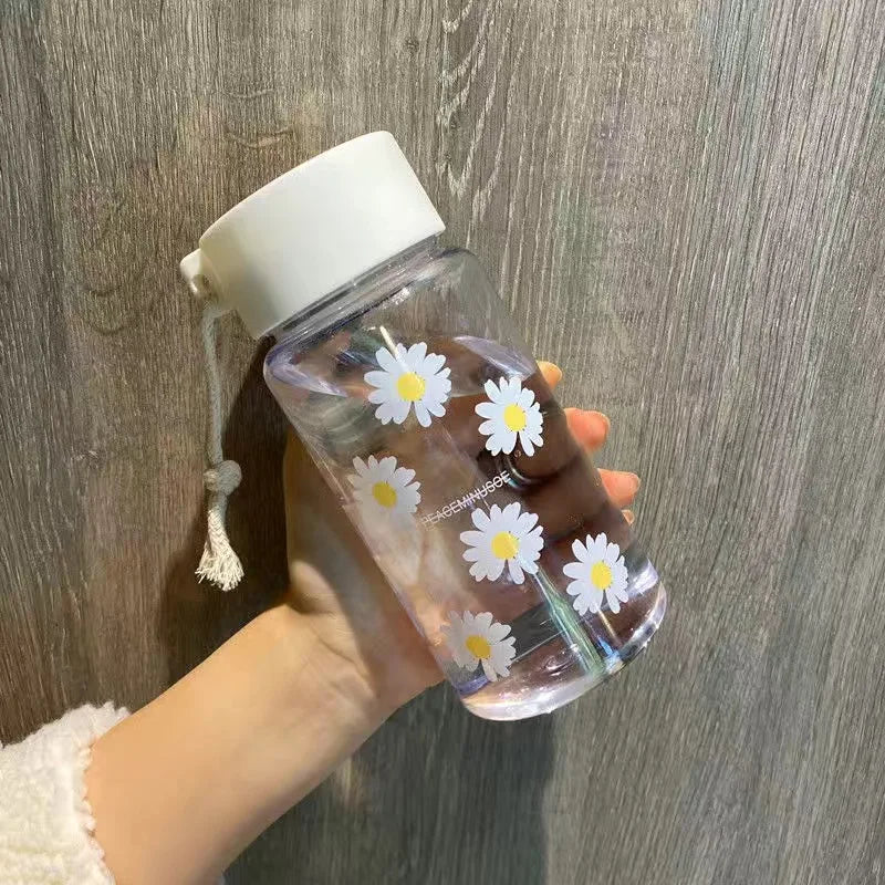 Small Daisy Plastic Bottle