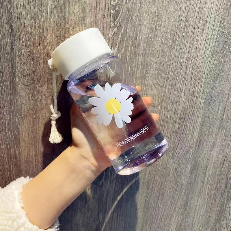 Small Daisy Plastic Bottle