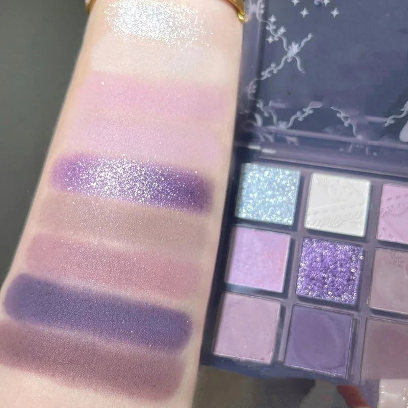 Aurora Purple 9 Colors Eyeshadow Palette