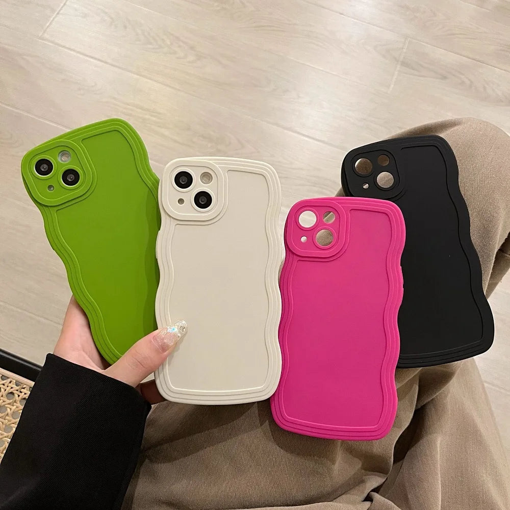 Cute Wavy Phone Case For iPhone