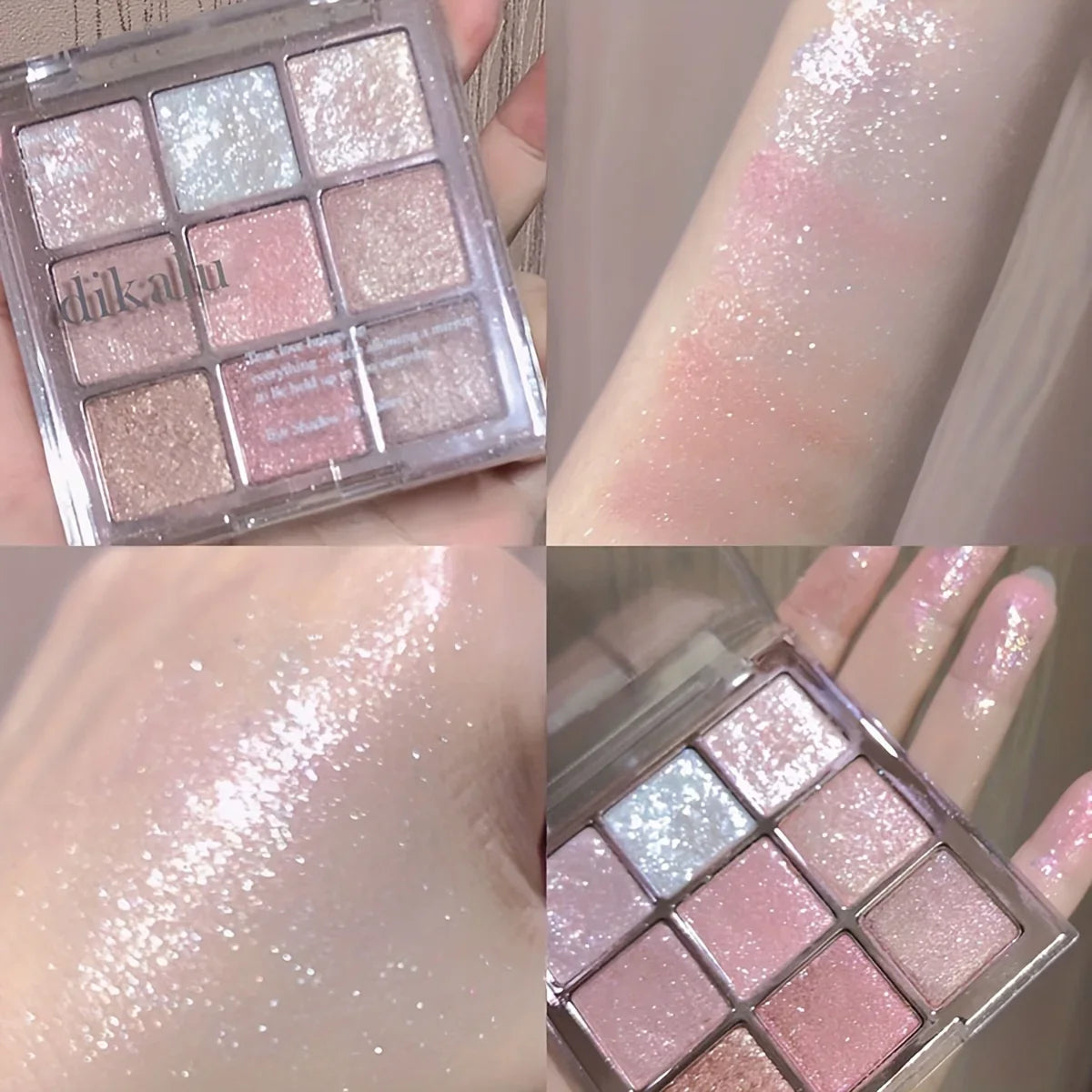 9 Colors Glitter Eyeshadow Palette