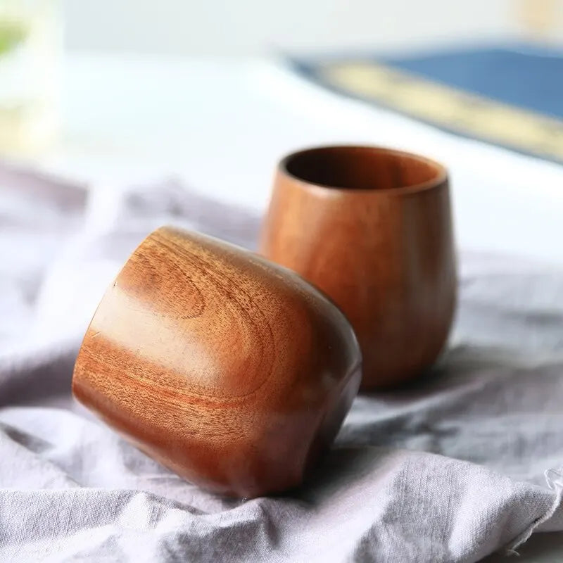 100Ml Wooden Cup Handcarved